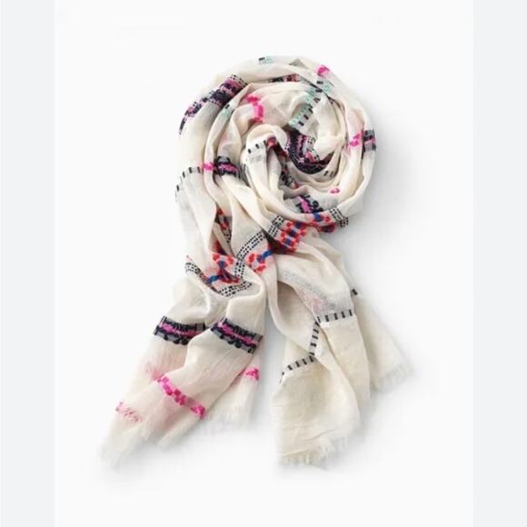 Stella & Dot Cora Multicolor Lightweight Scarf, EUC, One size, MSRP $69 - Picture 2 of 11